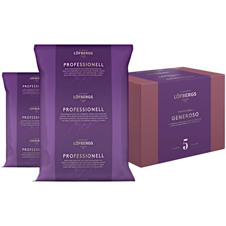 LÖFBERGS Kaffe Generoso maskinbrygg 500g 12/fp - Lyreco - Kök och servering - Kaffe och te - Portionsförpackat
