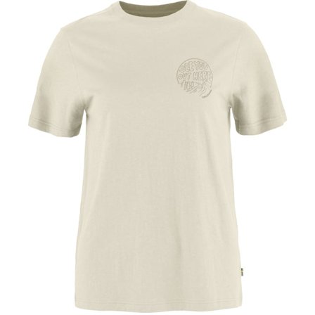 Fjällräven Dam's Hemp Blend Out Here T-shirt in Chalk White | Size: XL, Hampa/Eko bomull