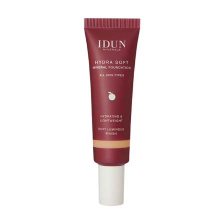 IDUN Minerals Hydra Soft Mineral Foundation, Siri, Medium, 30 ml