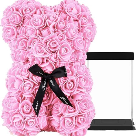 HelaCueil Rose B r i en transparent gaveeske - Valentinsdag-Morsdag (Rosa, 25C KLB