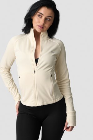 ICANIWILL - Essential Thermal Training Jacket Wmn Cream - Damer - Træningstøj fra ICIW