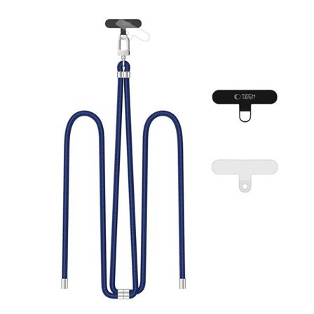 Tech-Protect C7S Rope Crossbody -rannehihna - laivastonsininen