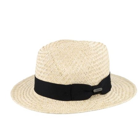 Wigéns - Beige straw Hatt - Classic Ecru Straw Hat @ Hatstore