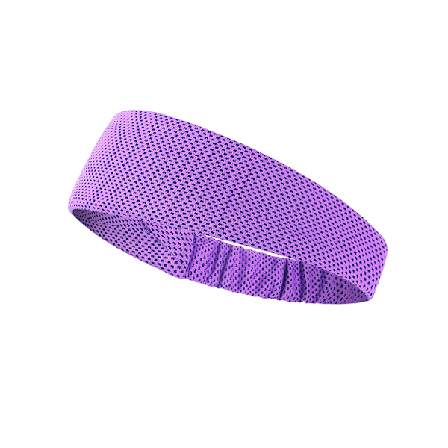 Nytt sommar fitness cool sport pannband utomhus sport elastiskt pannband tvåfärgat pannband