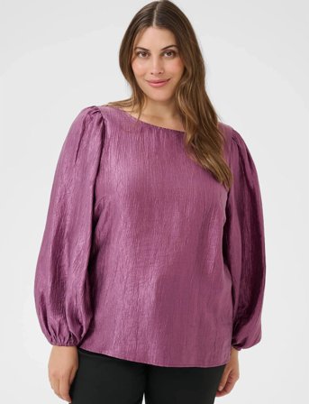 Kaffe Curve Kcrizza Blouse - Pink - 46