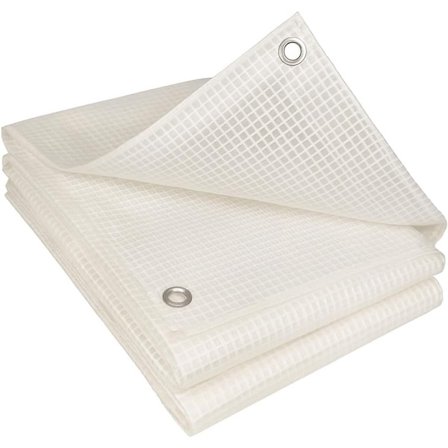 Gjennomsiktig nettingpresenning, tykk vanntett duk, PE solskjermingsduk, varmeisolasjon, vanntett materiale