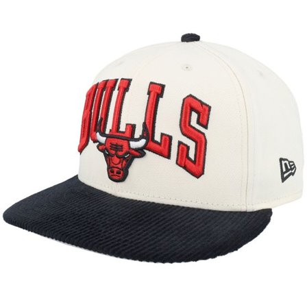 New Era - NBA Svart snapback Keps - Chicago Bulls Corduroy Visor 9FIFTY Pc Light Terracotta/Black Snapback @ Hatstore