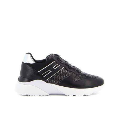 Hogan Sneakers H261 , Zwart , Dames , Maat: 37 EU