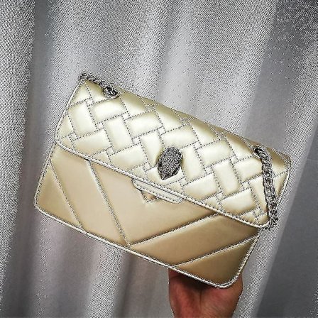 Kurt Geiger London Kensington Bag Kvinneveske PU-Lær Håndveske Luksus Britisk Merke Skulderveske Messenger Lommebok Kvinne Crossbody Bag Ty-yuhao