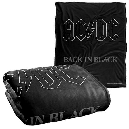 ACDC Teppe, Back in Black, Silkemyk Supermyk Throwascf419 (FMY)
