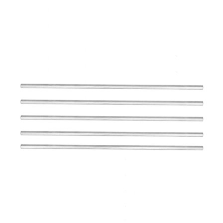 5 kpl 6 mm ruostumattomasta teräksestä valmistettuja pyöreitä tankoja robottilelujen tee-se-itse-tarvikesarjaan