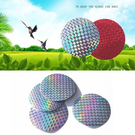 20 bitar Fågel avstötande Tejp Reflekterande Anti Fågel Skräm Eflective Stick Tejp Duvor För Trädgård