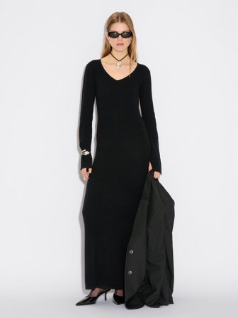 Holzweiler Lona Dress - Black - Women's - XL