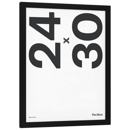 Black Wooden Frame 24x30 cm