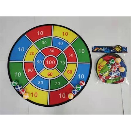 29" Suuri Dart-taulu Lapsille, Lasten Dart-taulu 12 Tarra-pallolla