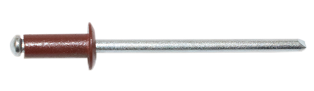 Ejot 130547 Blindnagle AL/ST, konveks Teglrød, 4x10 mm, 500-pakning, Innfesting