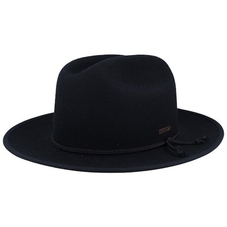Stetson - Černá western Klobouk - Woolfelt Black Western @ Hatstore