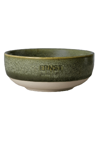 ERNST Skål stengods Dukning & servering Grön d11 h4,5