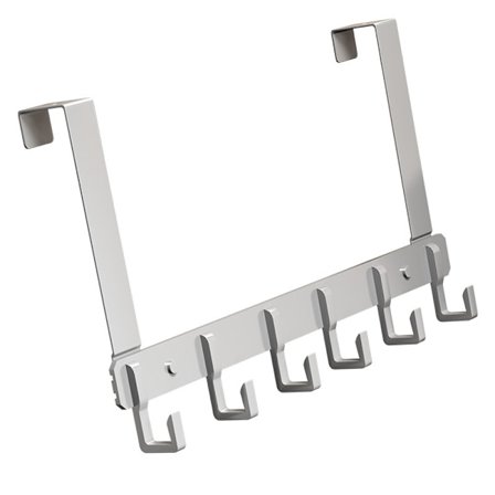 Dørkroker, 6 sterke sus 304 rustfritt stål kleshengere kroker for coa