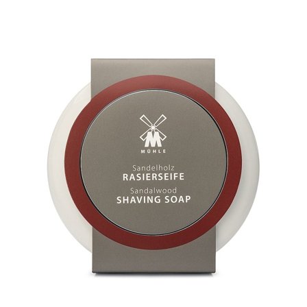 Mühle Shaving Barbersæbe i skål, Sandeltræ, 65 gr., Hår, Skægpleje, Skægshampoo