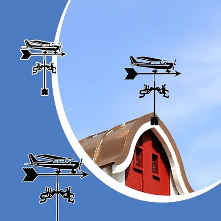 Säähaukka Koriste Katolle Säähaukka Puutarha Pihapiirin Koriste