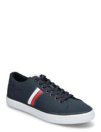 Tommy Hilfiger Th Hi Vulc Low Core Stripes Mesh - Navy - 40