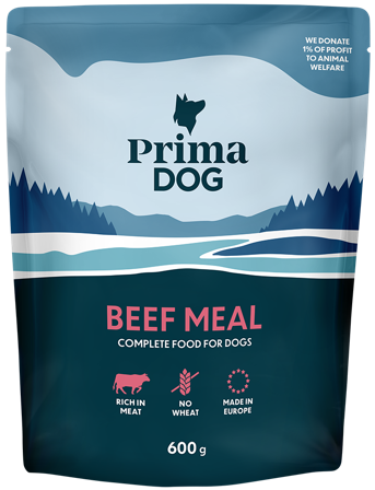 PrimaDog Prima Dog liha-annosateria, 600 g