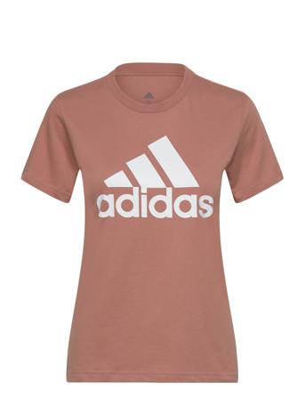 Essentials Logo T-Shirt T-shirts & Tops Short-sleeved Creme Adidas Sportswear*Betinget Tilbud