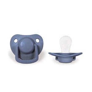 Filibabba 2-Pack Powder Blue Moments 0-6m Pacifiers One Size - Baby feeding - One size - Blue