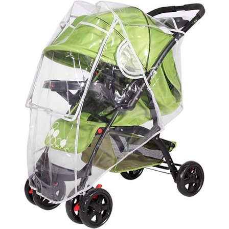 Universal Regnskydd för Barnvagn, Vagn, Sportvagn och Alla sonarin Vagnar, Vattentätt och Hållbart Regnskydd för Bebis