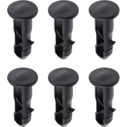 3 paria saranapultteja CAN roskakorin kannen astioihin, jotka sopivat 240/120/100/60l ulkokäyttöön tarkoitettuihin roskakoriin, 65 mm x 18 mm, musta 