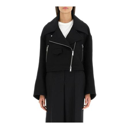 Khaite, Light Jackets Zwart, Dames, Maat:M