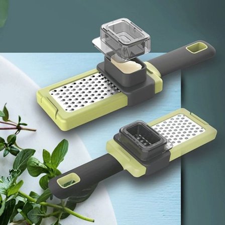 Köksredskap - Kreativ vitlökspress - Bekvämt TPR-handtag - Hacka vitlök utan skador - 1 st