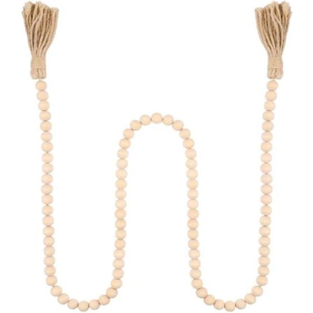 Perlekrans Bønner Perler Hængende Rustikke Perler Dekoration Med Kvaster