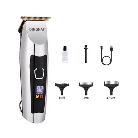 LCD Display Elektrisk Hårklipper og Trimmer: Professionelt Plejeværktøj