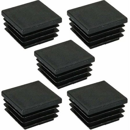 30 stk. 30 x 30 mm firkantede rørpropper, plast rørpropper, firkantede rør endestykker til borde, hylder, skabe (FMY)