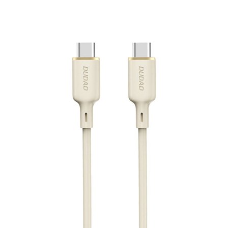 Dudao USB-C - USB-C laddkabel 100W 1m - Beige