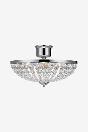 Markslöjd - GRÄNSÖ Plafond 3L Krom/MC - Krom - Kristallkronor - Från Homeroom