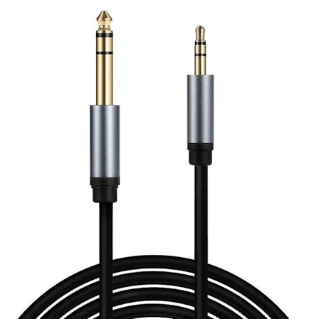 3,5 mm - 6,35 mm Stereo Aux-kaapeli 6,35 mm 1/4" uros - 3,5 mm 1/8" uros TRS (FMY)