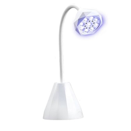 UV LED Neglelampe, Genopladelig Svanehals Flash Cure UV Gel X Lys