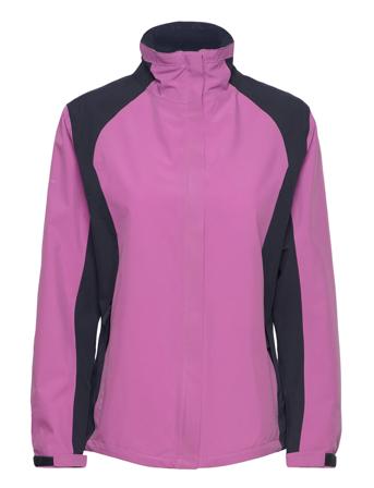 Lds Links Stretch Rainjacket Outerwear Sport Jackets Rosa Abacus*Betinget Tilbud