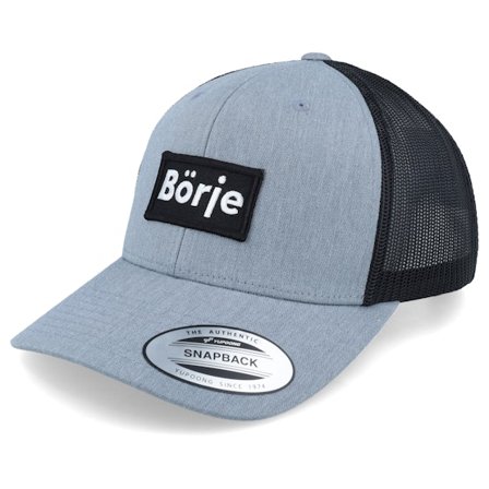 Iconic - Börje Heather/Black Trucker Trucker Grey Cap - @ Hatstore