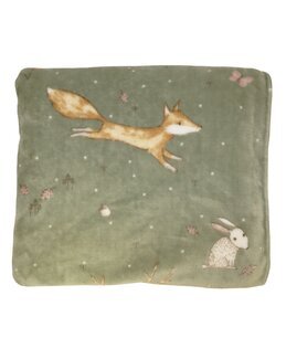 Fleecepläd Stampe 130x150 cm Grön - Redlunds