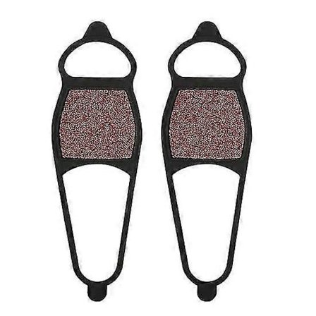 Yksi pari yleiskäyttöisiä liukuesteitä kenkiin, kulutusta kestävä karkea hiekkapinta, jää- ja lumikenkien pidikkeet, kävely lumessa ja jäällä, ulkoilu