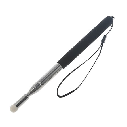 Professionell Torch Whiteboard Pen Filt för Head Rostfritt stål Telescopic Teach