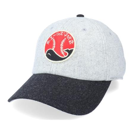American Needle - Grå unconstructed Caps - Taiyo Whales Archive Legend Heather Gray/Black Dad Cap @ Hatstore