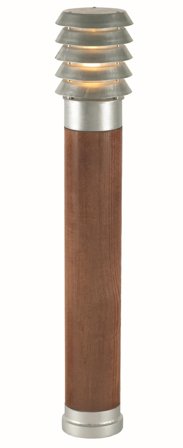 Norlys Alta Wood 1440 Pullert E27, IP65, 60W 850 mm, Belysning