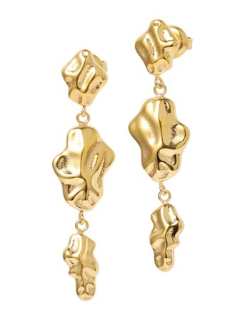 Sistie Aria - Earrings Gold-Plated - Gold - ONE SIZE
