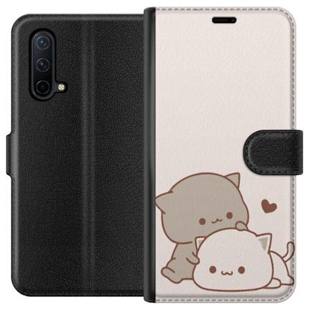 OnePlus Nord CE 5G Tegnebogsetui Kawaii Søde Katte