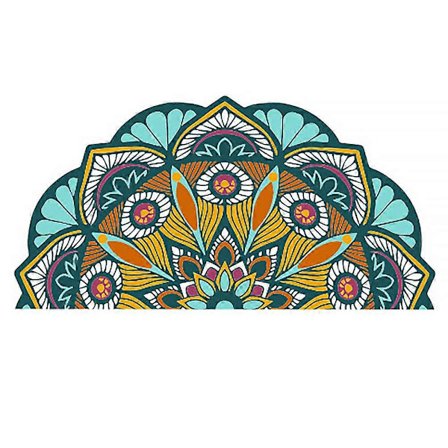 Koristeelliset seinätarrat Mandala-tarra, yhteensopiva kodinomistajille, design-harrastajille, moderni sisustus, 1 pakkaus